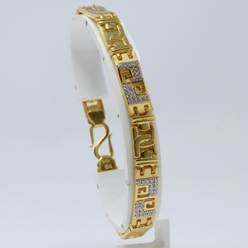 916 Gold Attractive Gents Lucky Bracelet KV-GB003 by 