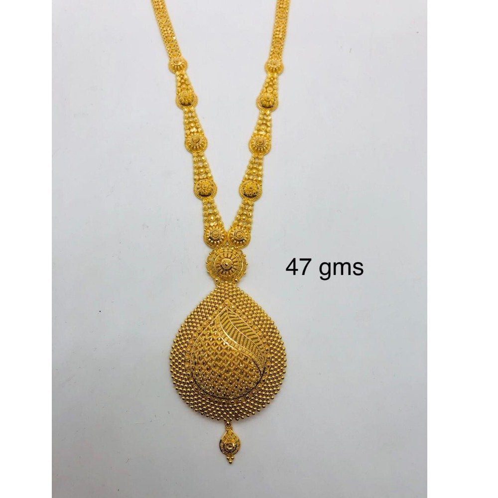 22KT Gold Hallmark Queenly Long Necklace 